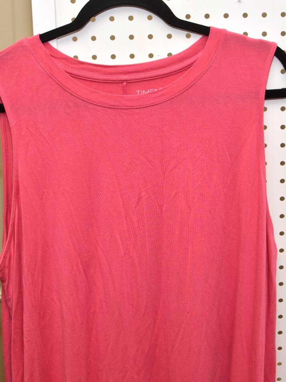 Plus Size XXL (20) Time And Tru Super Soft Stretch Tank Dress With Pockets - Picture 2 of 8